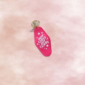 🙊 Hot Pink Keychain 🙊